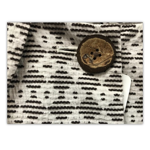 Toca, women, coat, white/black, cotton, size 8.: - Picture 7 of 11